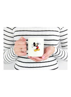 LOUD UNIVERSE Mickey Mouse Printed Coffee Mug White/Black/Red/Yellow  - Image 3