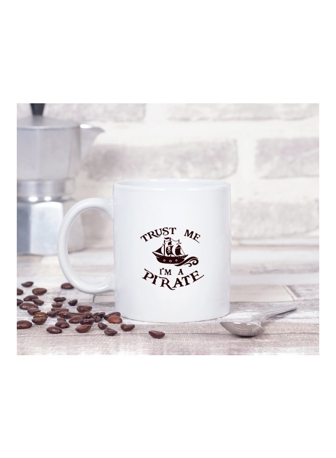LOUD UNIVERSE Pirates of the Caribbean Movie Art Printed Coffee Mug White/Black  - Image 2