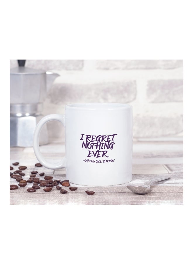 LOUD UNIVERSE Pirates of the Caribbean Movie Art Printed Coffee Mug White/Black  - Image 2