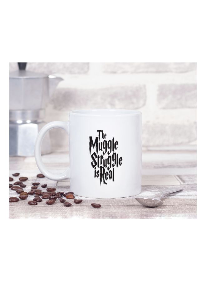 LOUD UNIVERSE Printed Coffee Mug White/Black  - Image 2