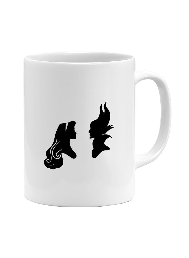 LOUD UNIVERSE Printed Coffee Mug White/Black  - Image 1