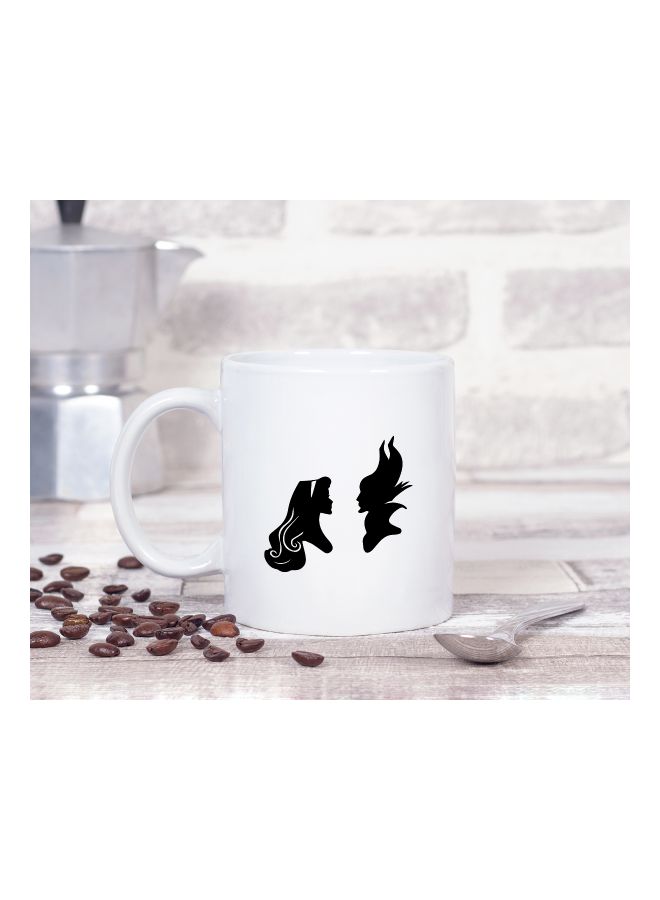 LOUD UNIVERSE Printed Coffee Mug White/Black  - Image 2