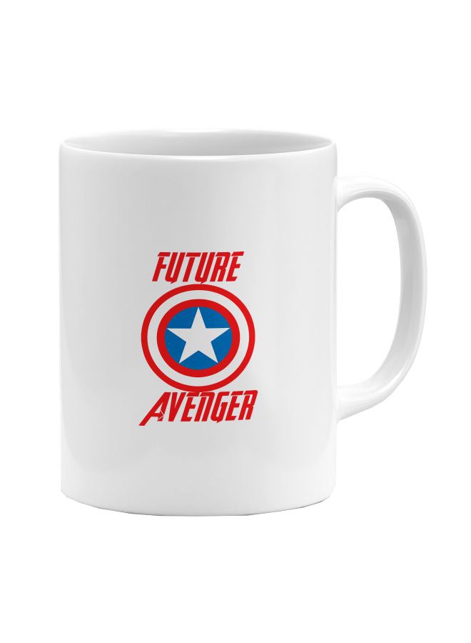 LOUD UNIVERSE Avengers Quote Printed Coffee Mug White/Red/Blue  - Image 1