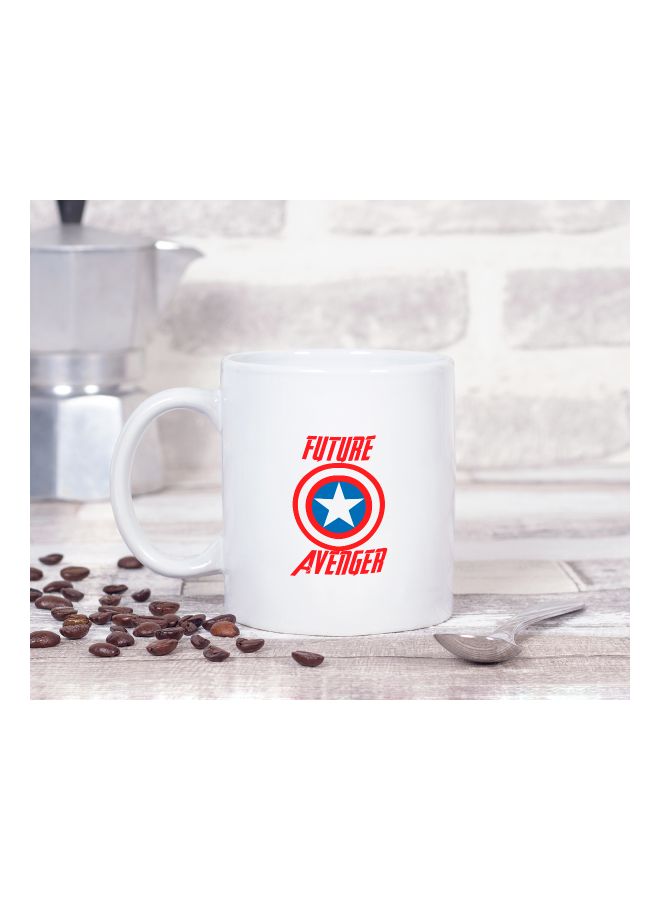 LOUD UNIVERSE Avengers Quote Printed Coffee Mug White/Red/Blue  - Image 2