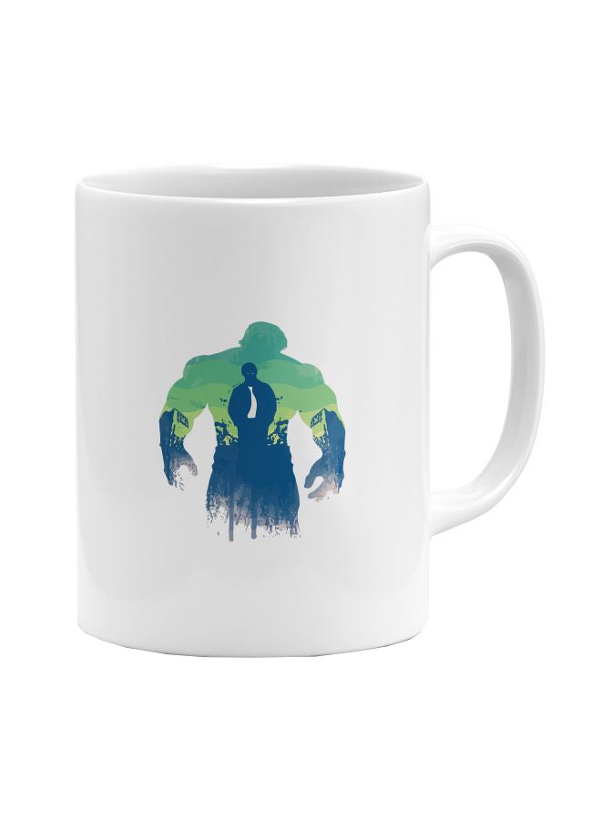LOUD UNIVERSE Avengers Dr Hulk Printed Coffee Mug White/Green/Blue  - Image 1