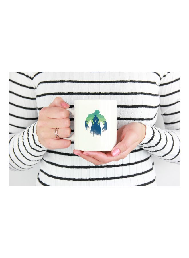 LOUD UNIVERSE Avengers Dr Hulk Printed Coffee Mug White/Green/Blue  - Image 3