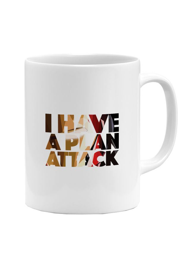 LOUD UNIVERSE Iron Man Quoted Coffee Mug White/Yellow/Red  - Image 1