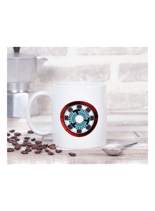 LOUD UNIVERSE Stark Generator Printed Coffee Mug White/Red/Blue  - Image 2