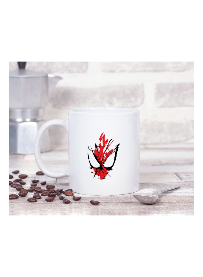 LOUD UNIVERSE Spider Man Printed Coffee Mug White/Red/Black  - Image 2