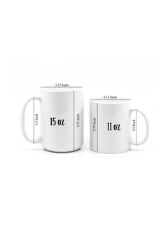 LOUD UNIVERSE Wonder Woman Classic Logo Printed Coffee Mug White/Black  - Image 4