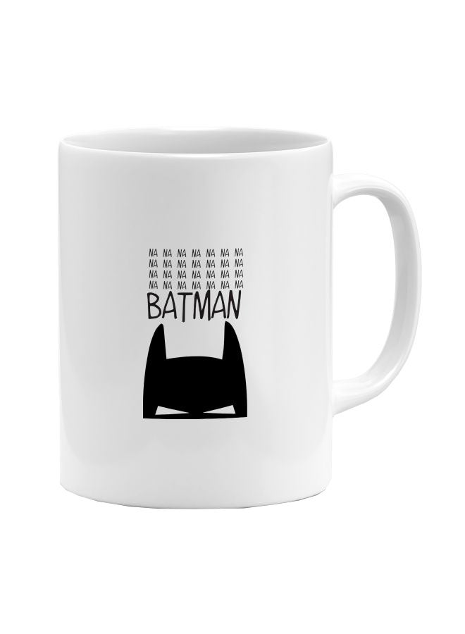 LOUD UNIVERSE Batman Super Hero Printed Coffee Mug Black/White - Image 1