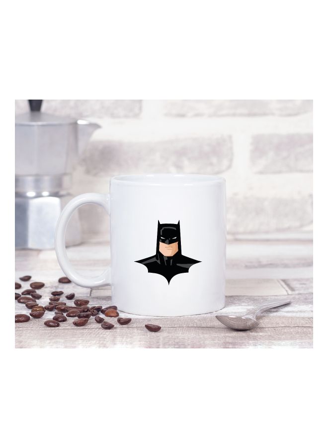 LOUD UNIVERSE Batman Printed Coffee Mug White/Black  - Image 2