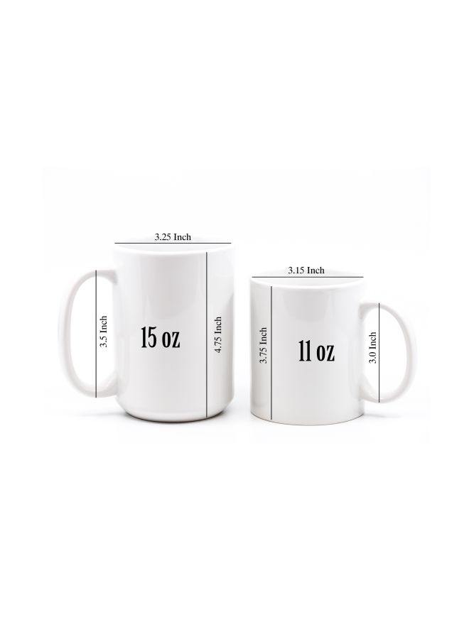 LOUD UNIVERSE Joker Classic Logo Printed Coffee Mug White/Black/Blue  - Image 4