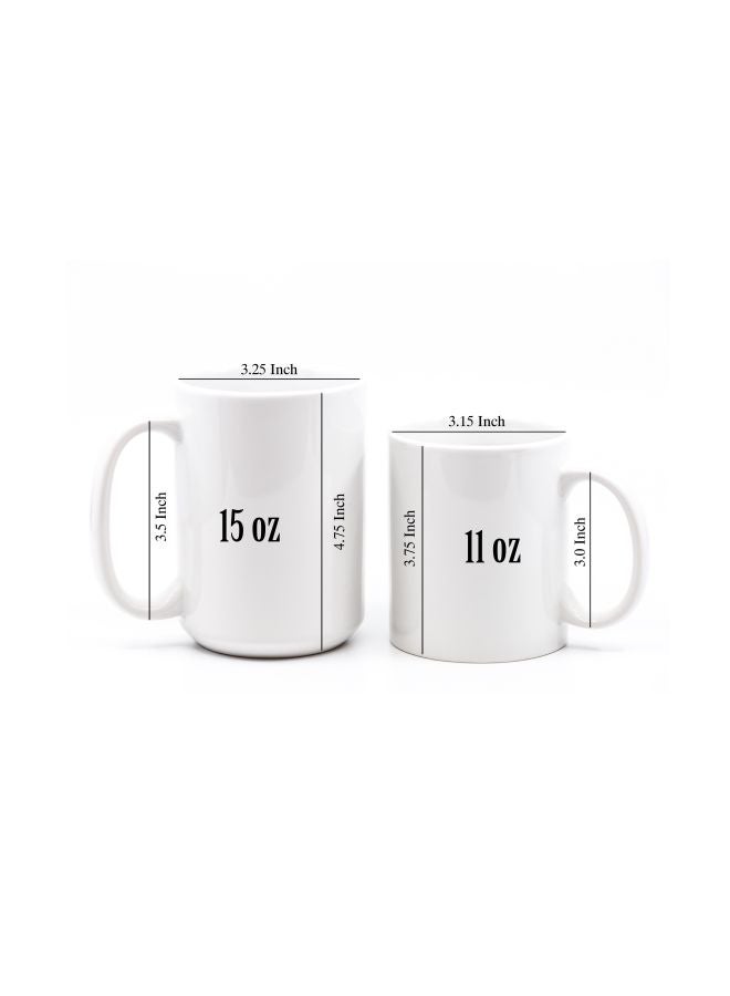LOUD UNIVERSE I Am Groot Printed Coffee Mug White/Brown - Image 4