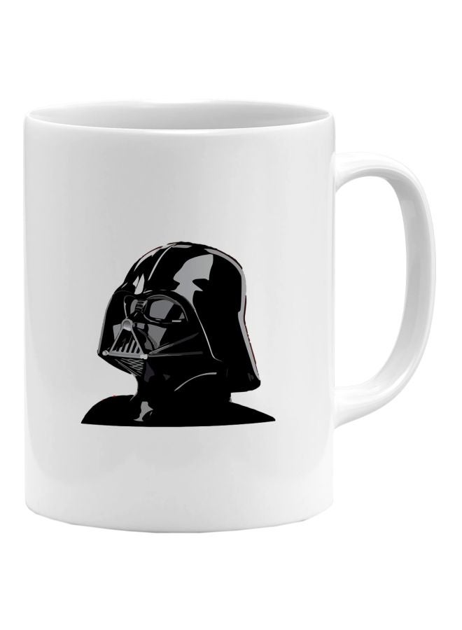 Star Wars Darth Vader Printed Coffee Mug White/Black