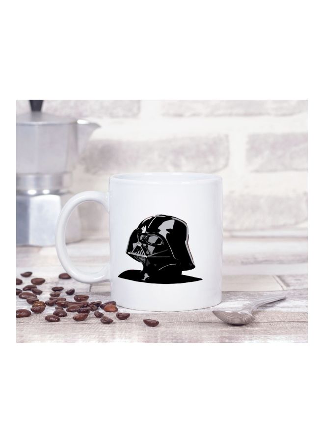 Star Wars Darth Vader Printed Coffee Mug White/Black