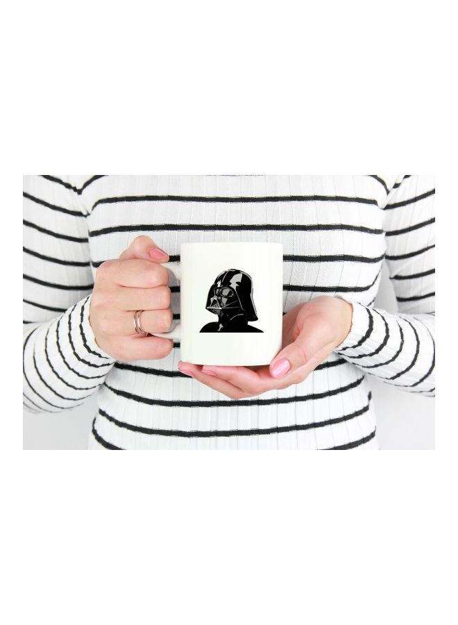 Star Wars Darth Vader Printed Coffee Mug White/Black