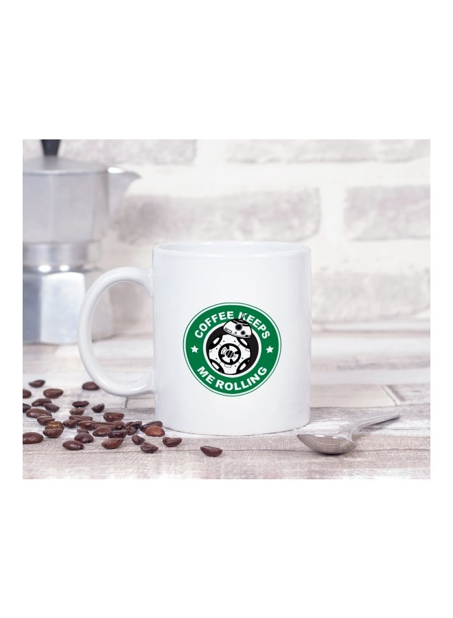 LOUD UNIVERSE StarBucks Star wars Printed Ceramic Coffee Mug White/Green - Image 2