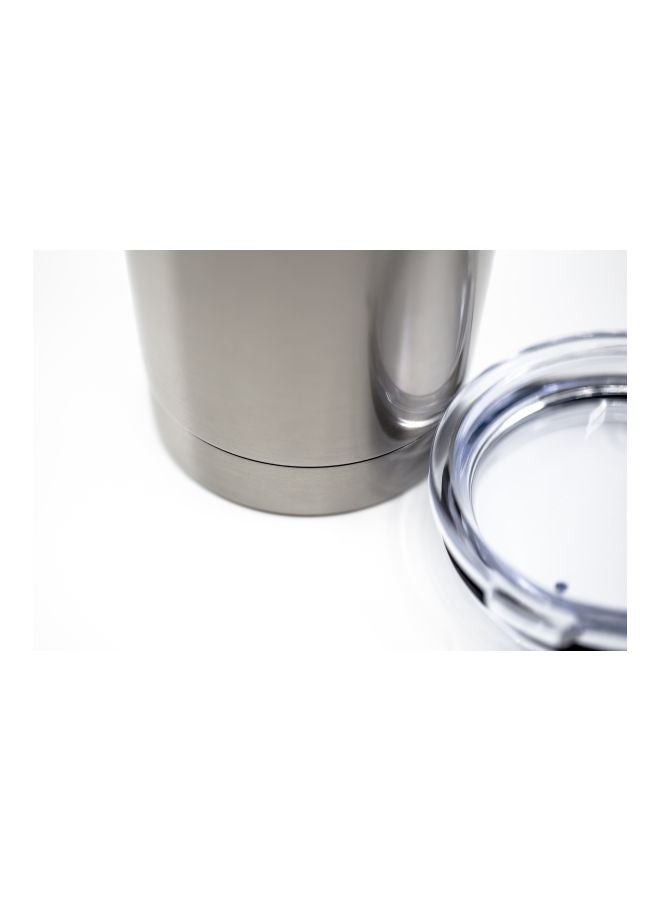 LOUD UNIVERSE Cinderella Quoted Printed Tumbler With Lid Silver/Blue  - Image 5