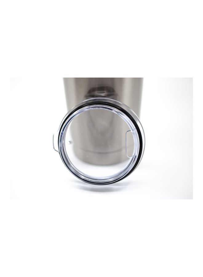 LOUD UNIVERSE Beauty And The Beast Rose Printed Tumbler With Lid Silver/Red/Black  - Image 5