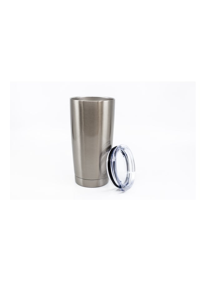 LOUD UNIVERSE Printed Tumbler With Lid Silver/Blue/Red  - Image 4