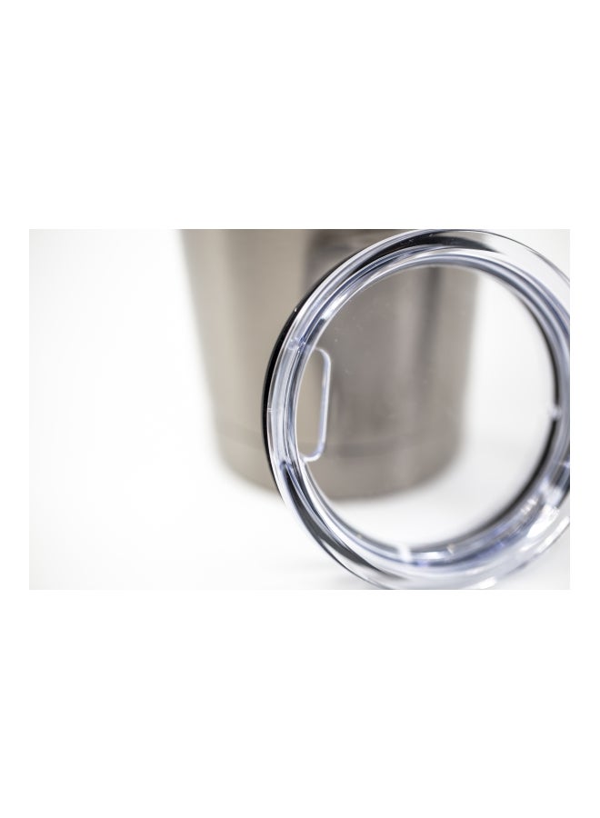 Jack Sparrow Chose To Lock Quote Printed Tumbler With Lid Silver/Clear/Pink