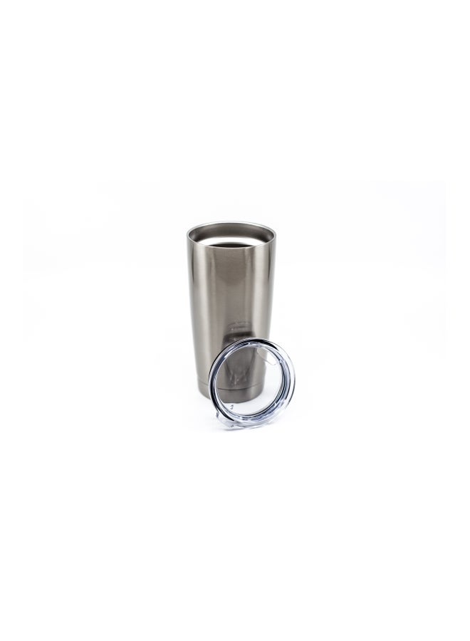 LOUD UNIVERSE - On a Scale Typography Yeti Harry Potter Printed Tumbler With Lid Silver/Clear - Image 1