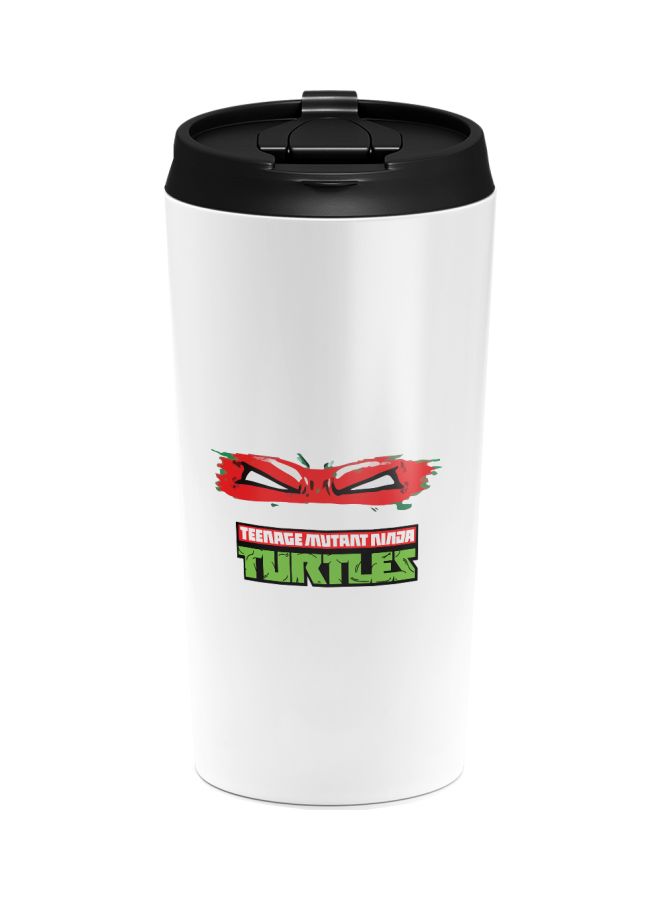 LOUD UNIVERSE Angry Teenage Mutant Ninja Turtles Printed Tumbler With Sip Lid White/Red/Black  - Image 1