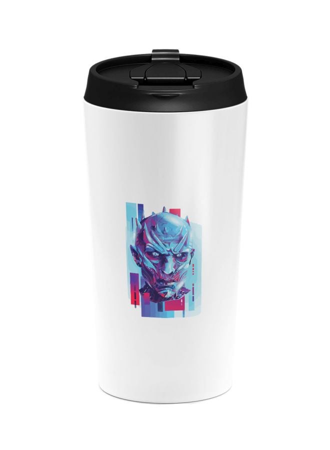 LOUD UNIVERSE Game Of Thrones Walker King Printed Tumbler With Lid White/Blue/Black  - Image 1