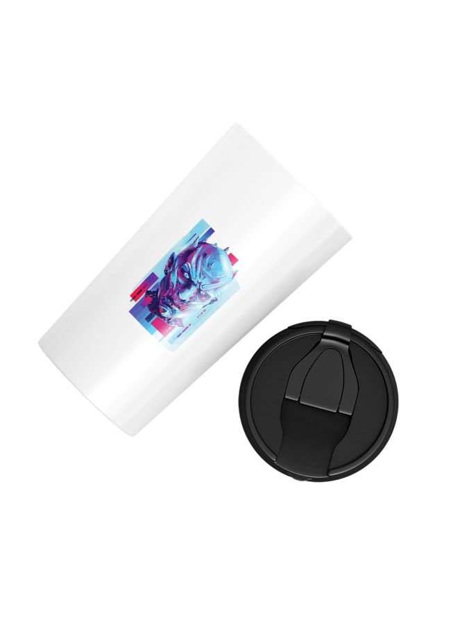 LOUD UNIVERSE Game Of Thrones Walker King Printed Tumbler With Lid White/Blue/Black  - Image 2