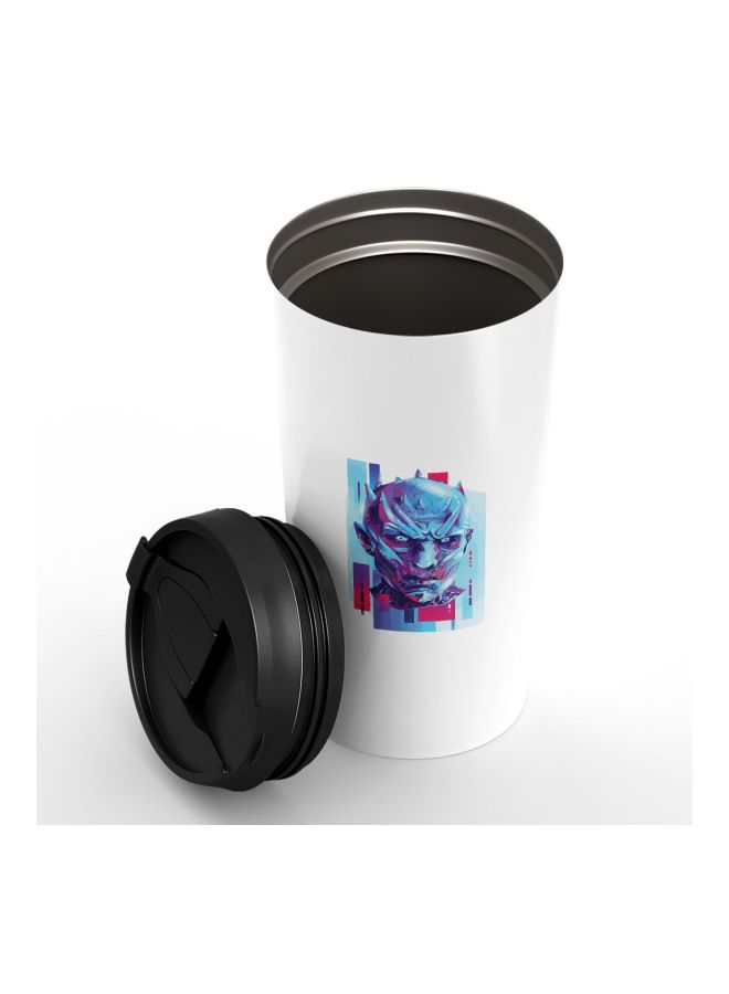 LOUD UNIVERSE Game Of Thrones Walker King Printed Tumbler With Lid White/Blue/Black  - Image 3