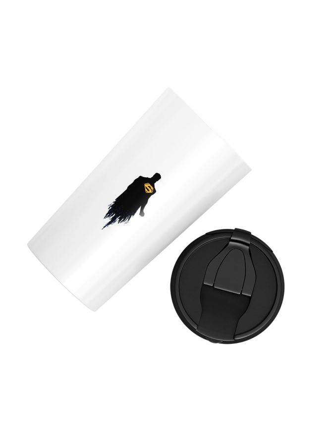 LOUD UNIVERSE Flying Superman Printed Tumbler With Lid White/Black/Green  - Image 2
