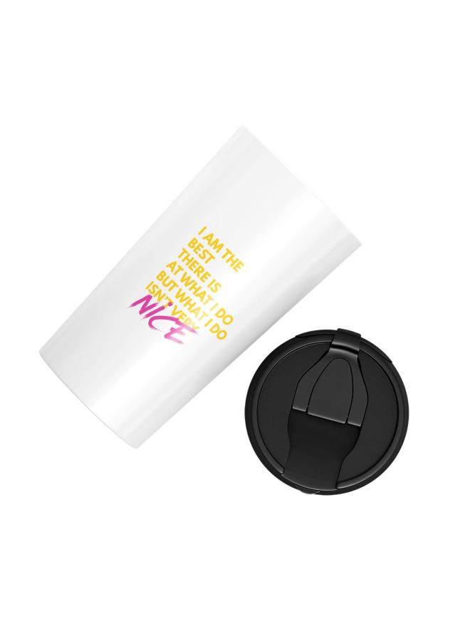 LOUD UNIVERSE X-Men Quote Printed Tumbler With Lid White/Black  - Image 2