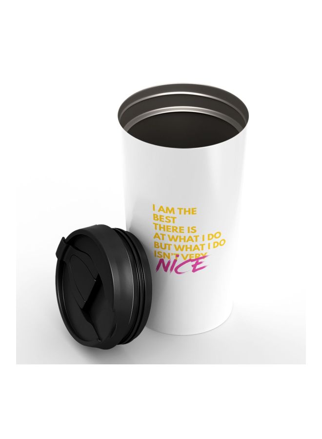 LOUD UNIVERSE X-Men Quote Printed Tumbler With Lid White/Black  - Image 3