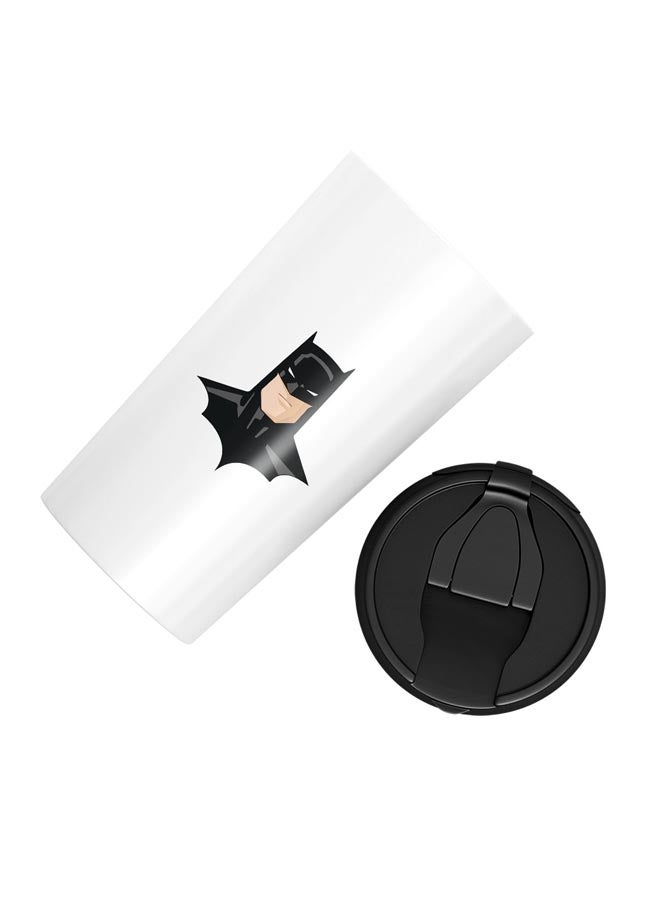 LOUD UNIVERSE Batman Printed Tumbler With Lid White/Black  - Image 2