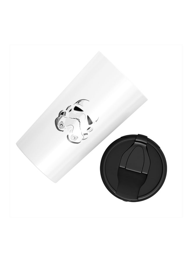 LOUD UNIVERSE Star Wars Vader Printed Tumbler With Lid White/Black  - Image 2
