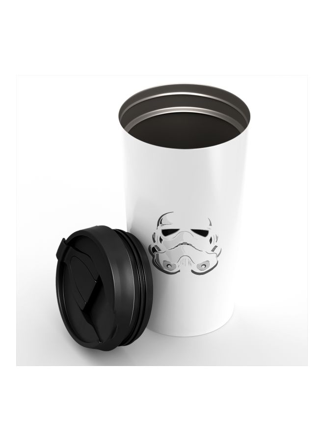 LOUD UNIVERSE Star Wars Vader Printed Tumbler With Lid White/Black  - Image 3