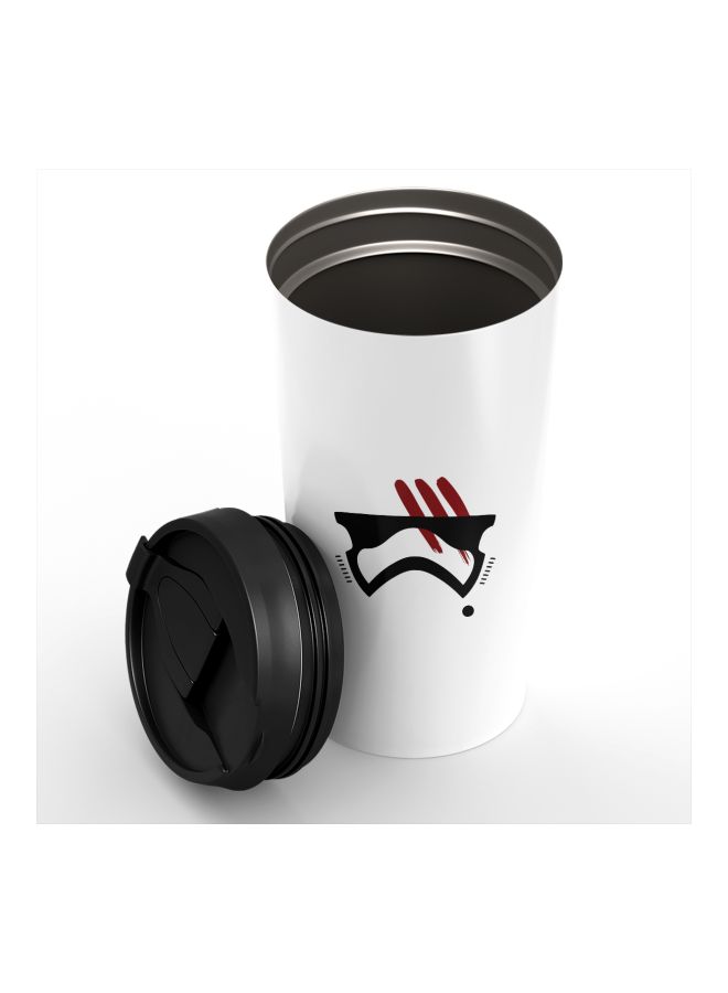 LOUD UNIVERSE Darth Vader Printed Tumbler With Lid White/Black/Red  - Image 3