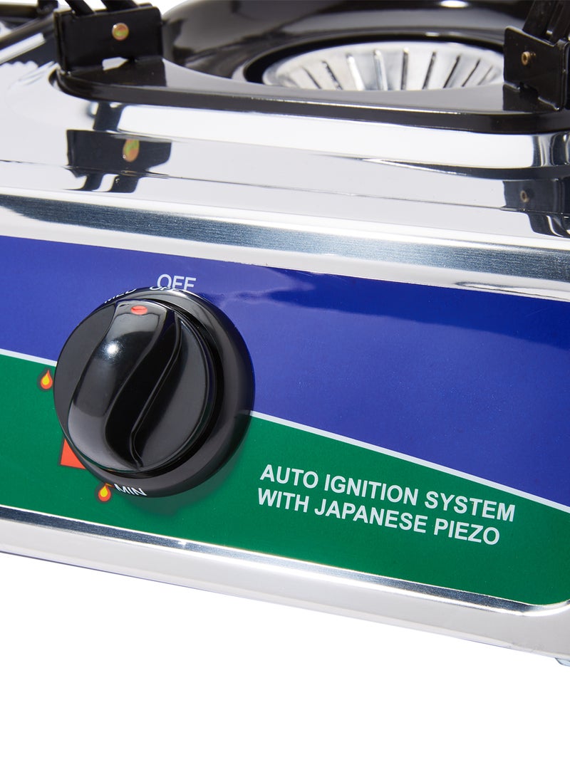 TEAM Auto Ignition Triple Burner Gas stove TGC-132 Silver - Image 4