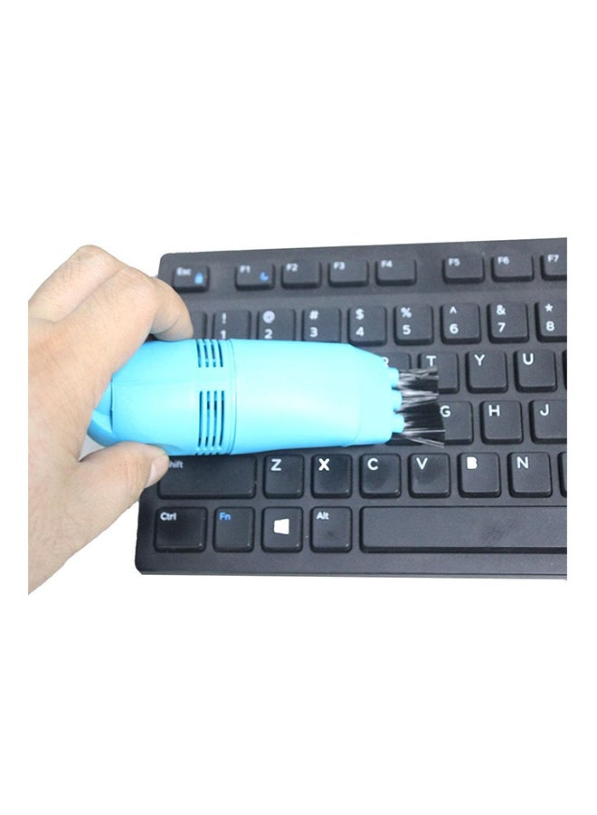مكنسة كهربائية صغيرة للوحة المفاتيح مزودة بمنفذ USB أزرق سماوي - Image 4