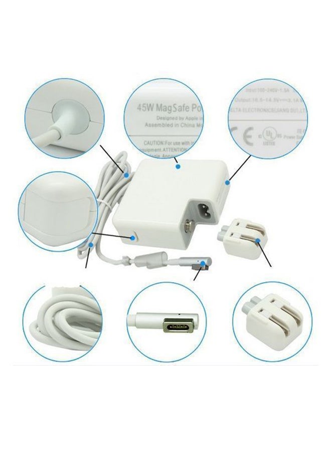 Generic - Replacement 45w Magsafe Power Adapter White - Image 1