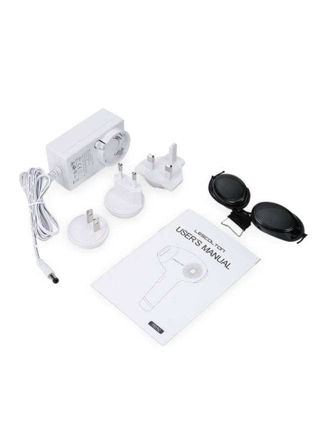 Lescolton - 2 in 1 Ice Cool Painless IPL Laser Hair Removal Permanent Device White 1.1kg - Image 1