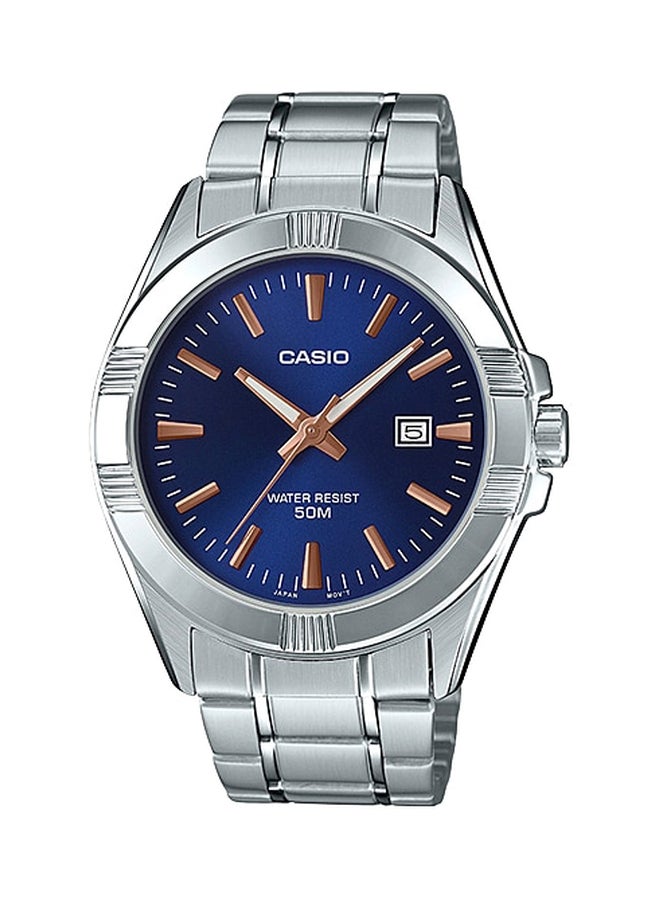 CASIO Men's Water Resistant Analog Watch MTP-1308D-2AVDF - 49 mm - Silver - Image 1