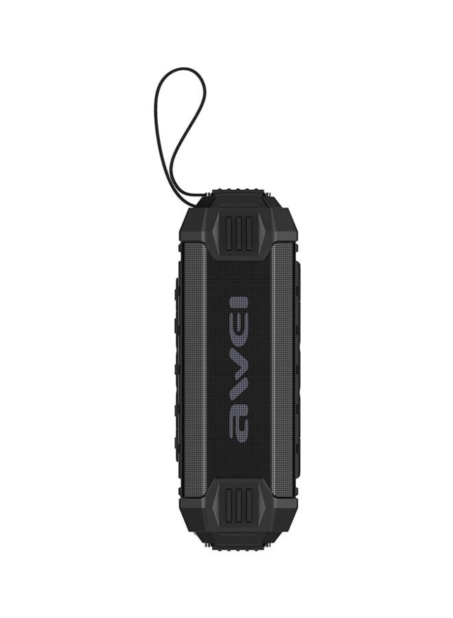 Awei - Y280 Bluetooth Speaker With Power Bank Black - Image 1