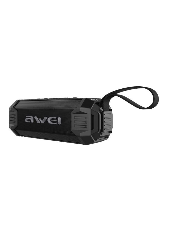 Awei - Y280 Bluetooth Speaker With Power Bank Black - Image 1