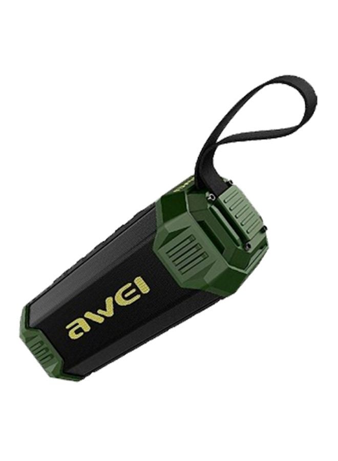 أوي مكبر صوت يعمل بالبلوتوث Y280 مع باور بانك أسود/أخضر  - Image 1