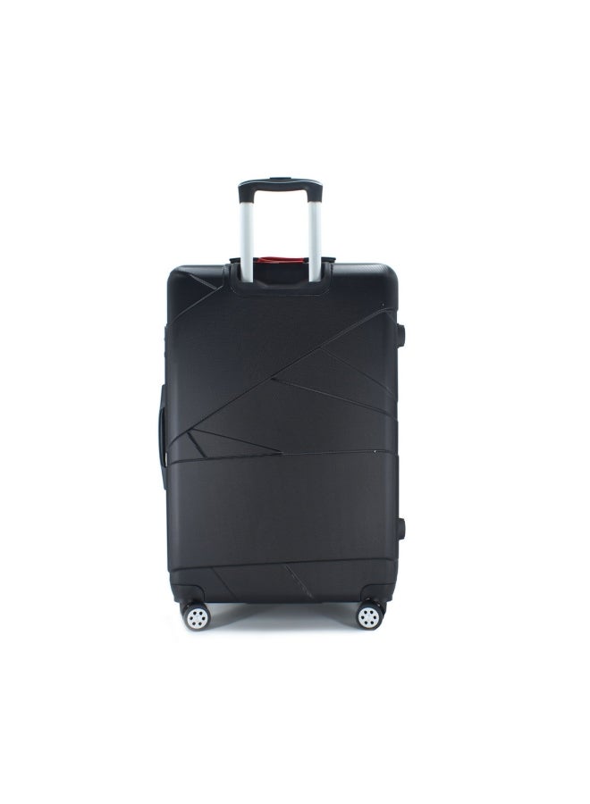 Gosuper - 3-Piece Rolling Trolley Bag Set Black - Image 1