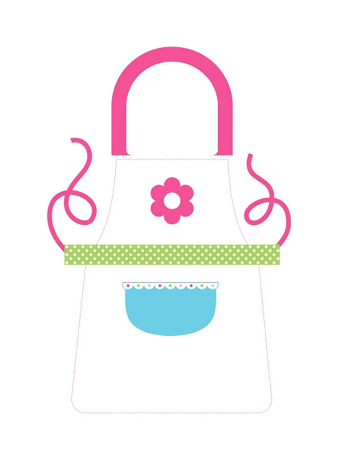 كرييتف كونفيرتينج طقم مرايل ليتل شيف بلاستيكية لمحبي الطبخ، مقاس 25 بوصة × 14.5 بوصة، عدد 4 قطع