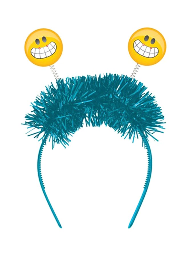 ربطة رأس بتصمييم رموز تعبيرية بارزة مقاس 9.5 بوصات × 7.5 بوصات