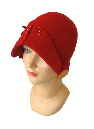 Flapper Cloche Hat Red - v1555315080/N22753875A_1
